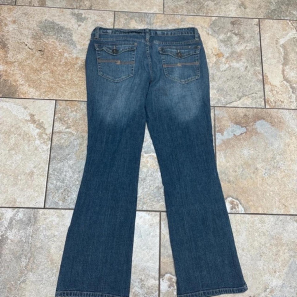 Y2K low rise bootcut womens jeans size 13 Arizona dark wash western